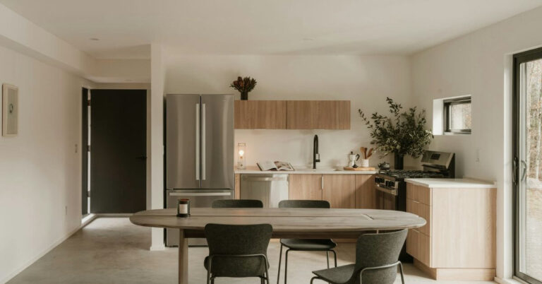 minimalism simple life peace of mind woman calm home