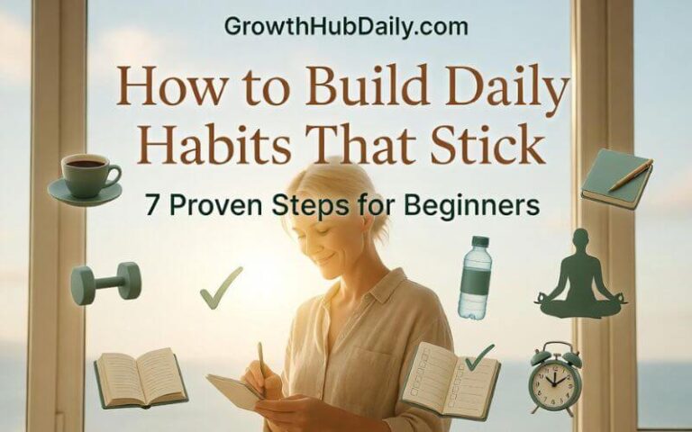 build daily habits that stick 7 proven steps for beginners