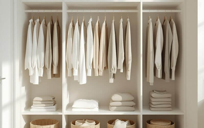 organized decluttered space for personal growth minimalism